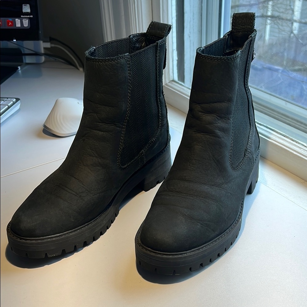 Timberland Chelsea Black Ankle Boots